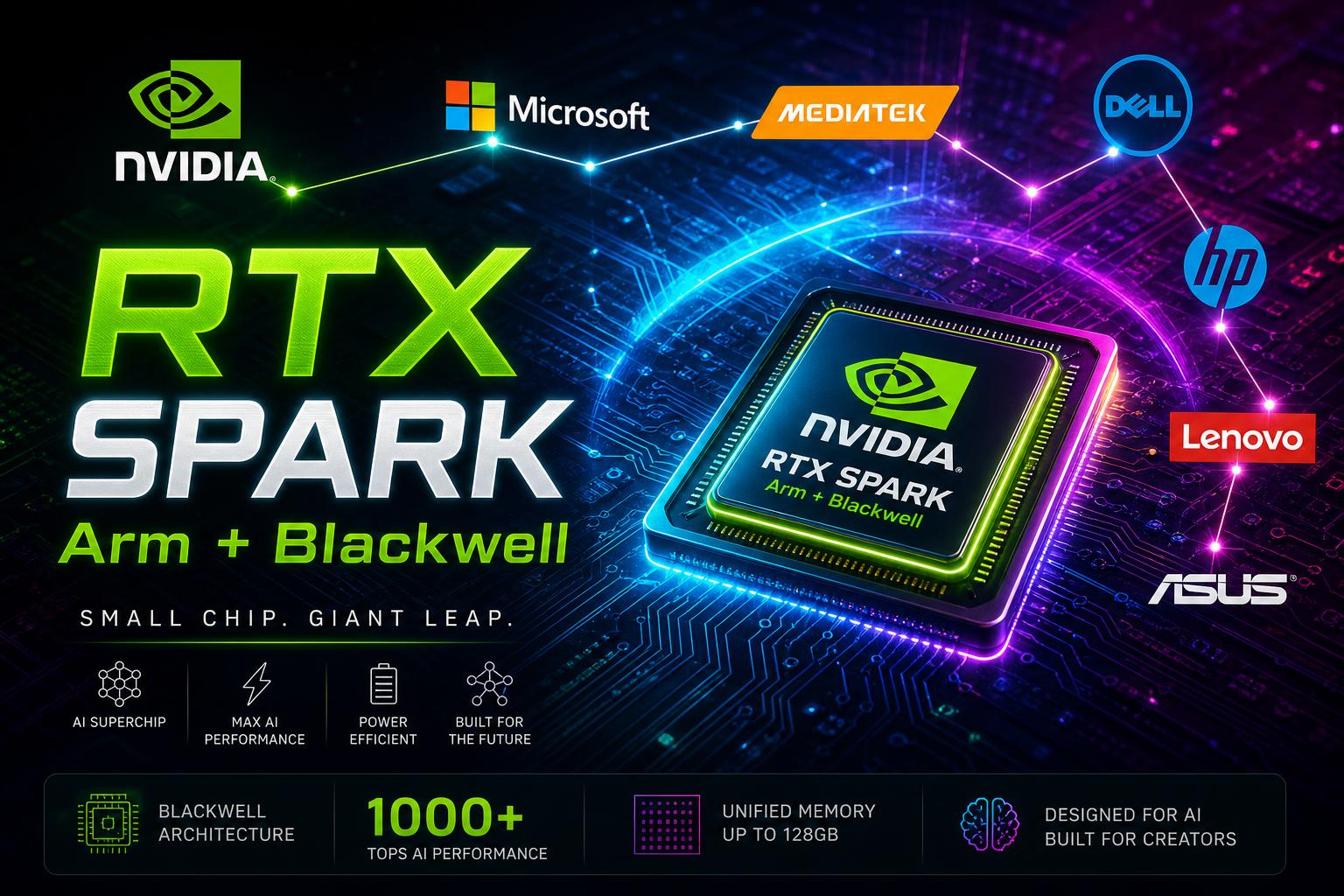 NVIDIA RTX Spark: Arm + Blackwell Lands in Copilot+ PCs
