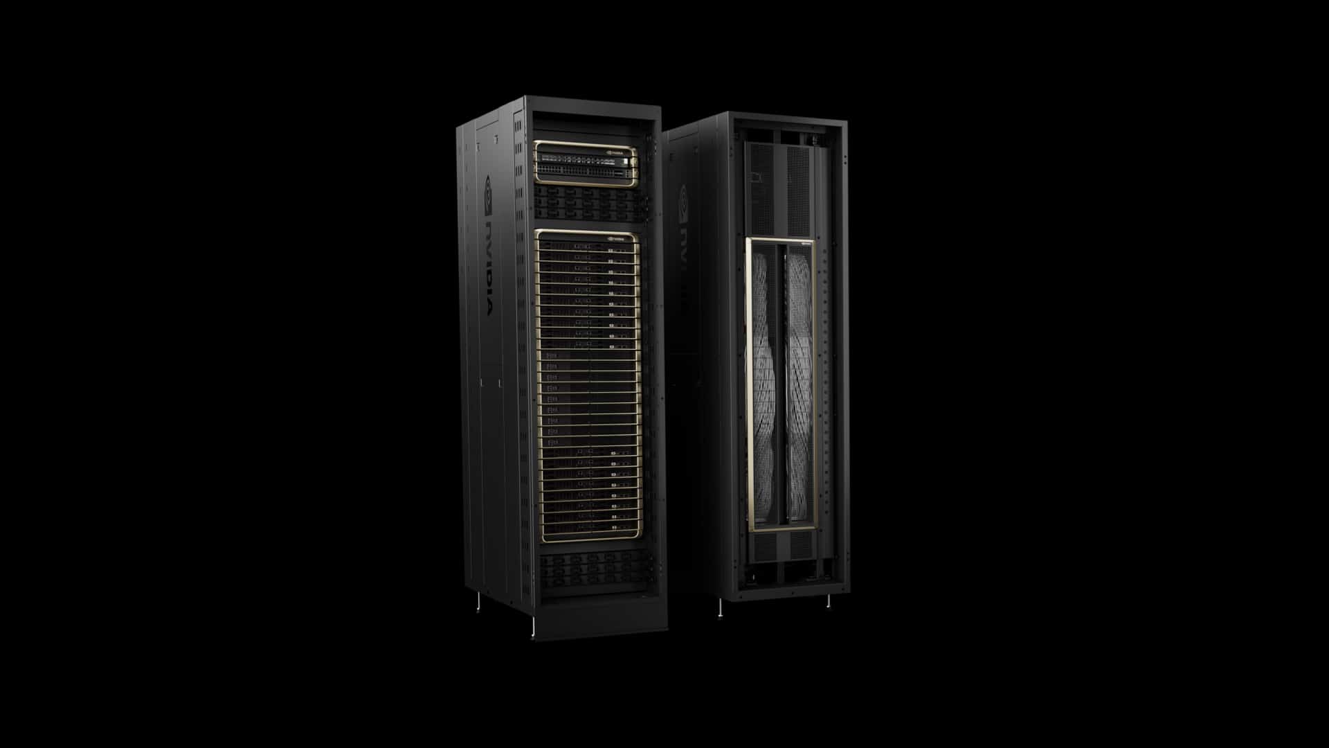 NVIDIA GB200 NVL72 rack